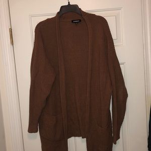 Camel oversized express sweater